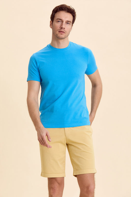 Turquoise Basic T-Shirt