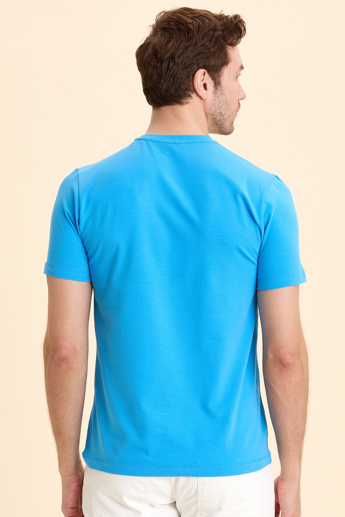 Turquoise Printed T-Shirt
