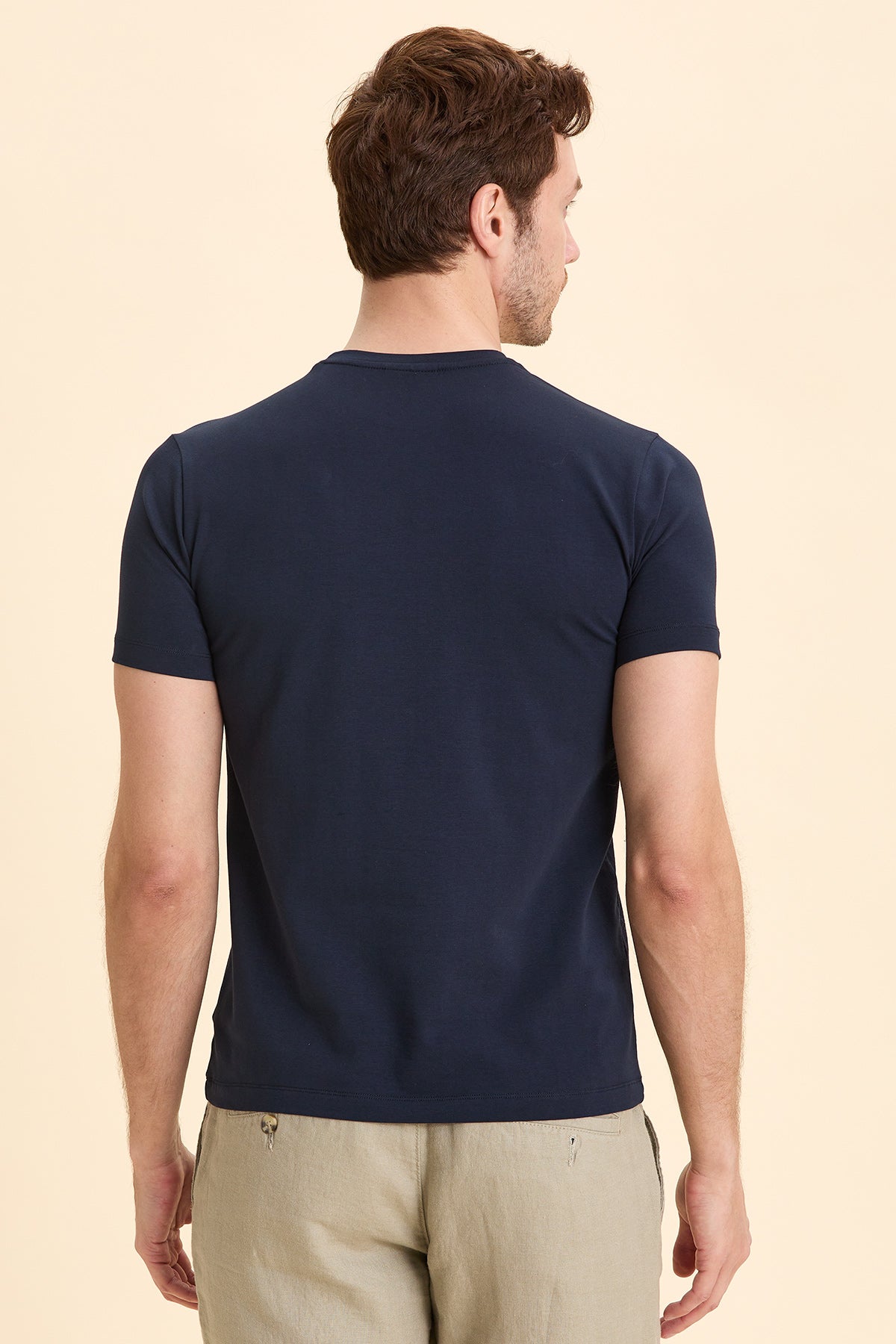 Navy Blue Basic T-Shirt
