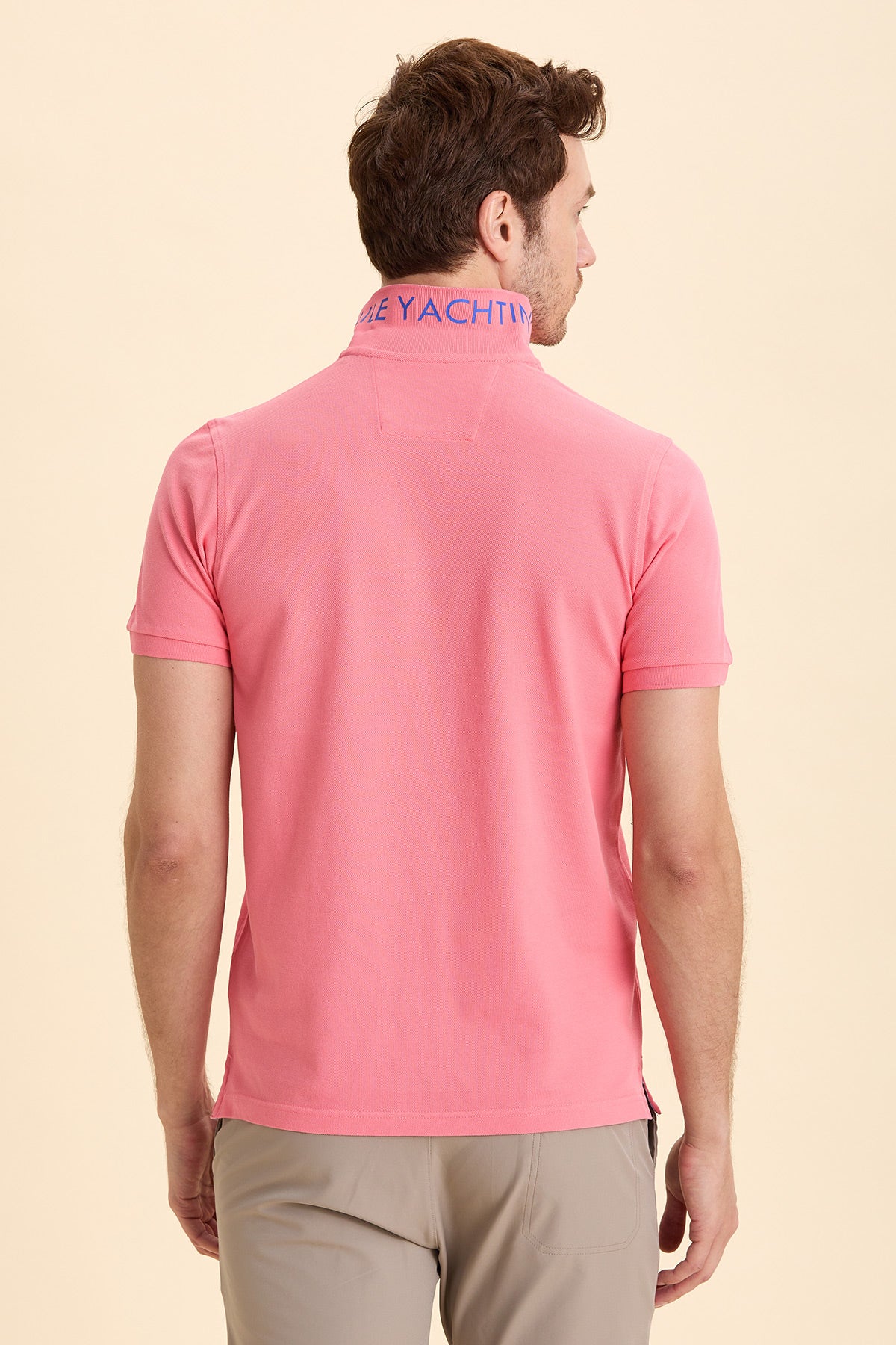 Salmon 100% Cotton Polo T-Shirt