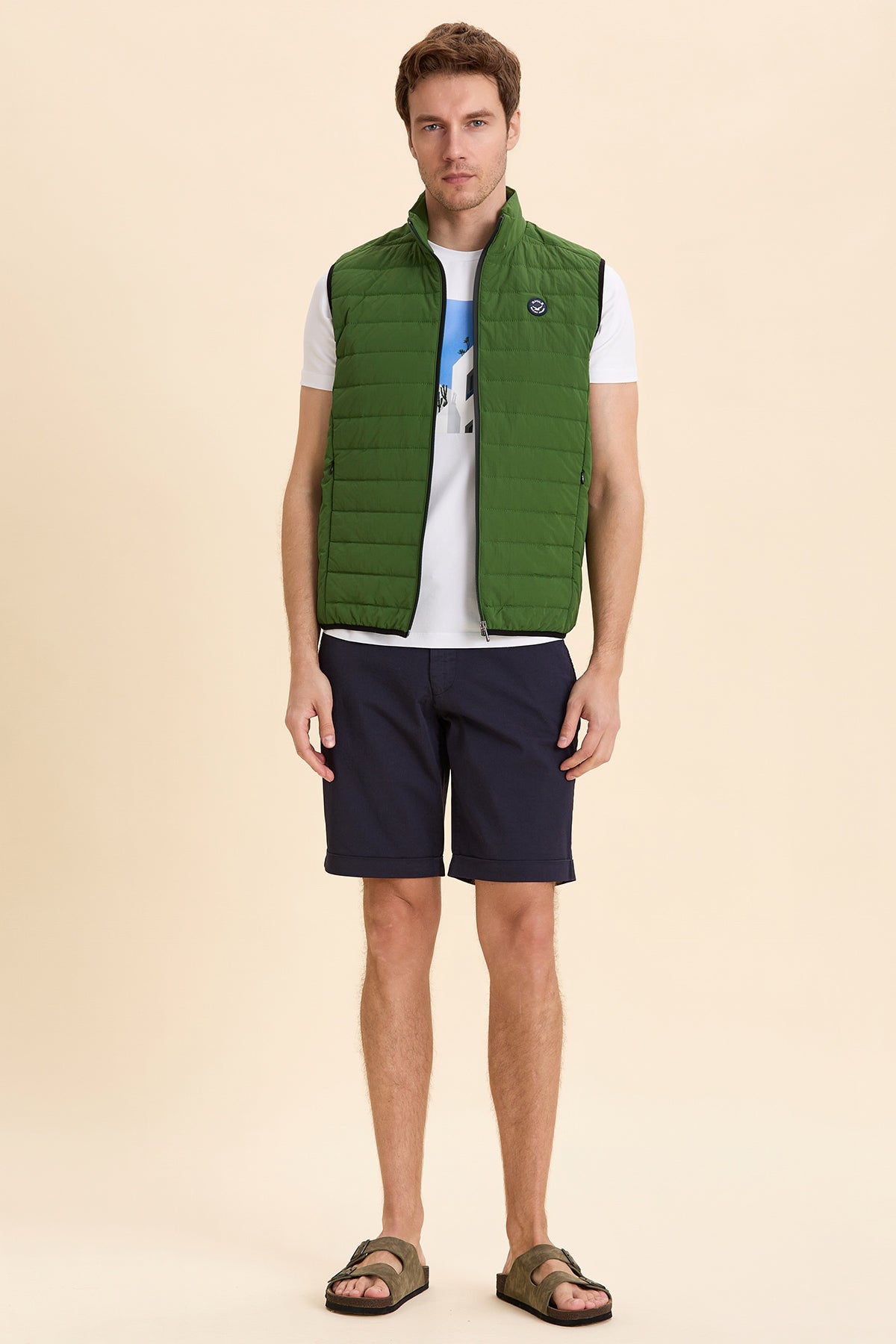 Green Puffer Vest