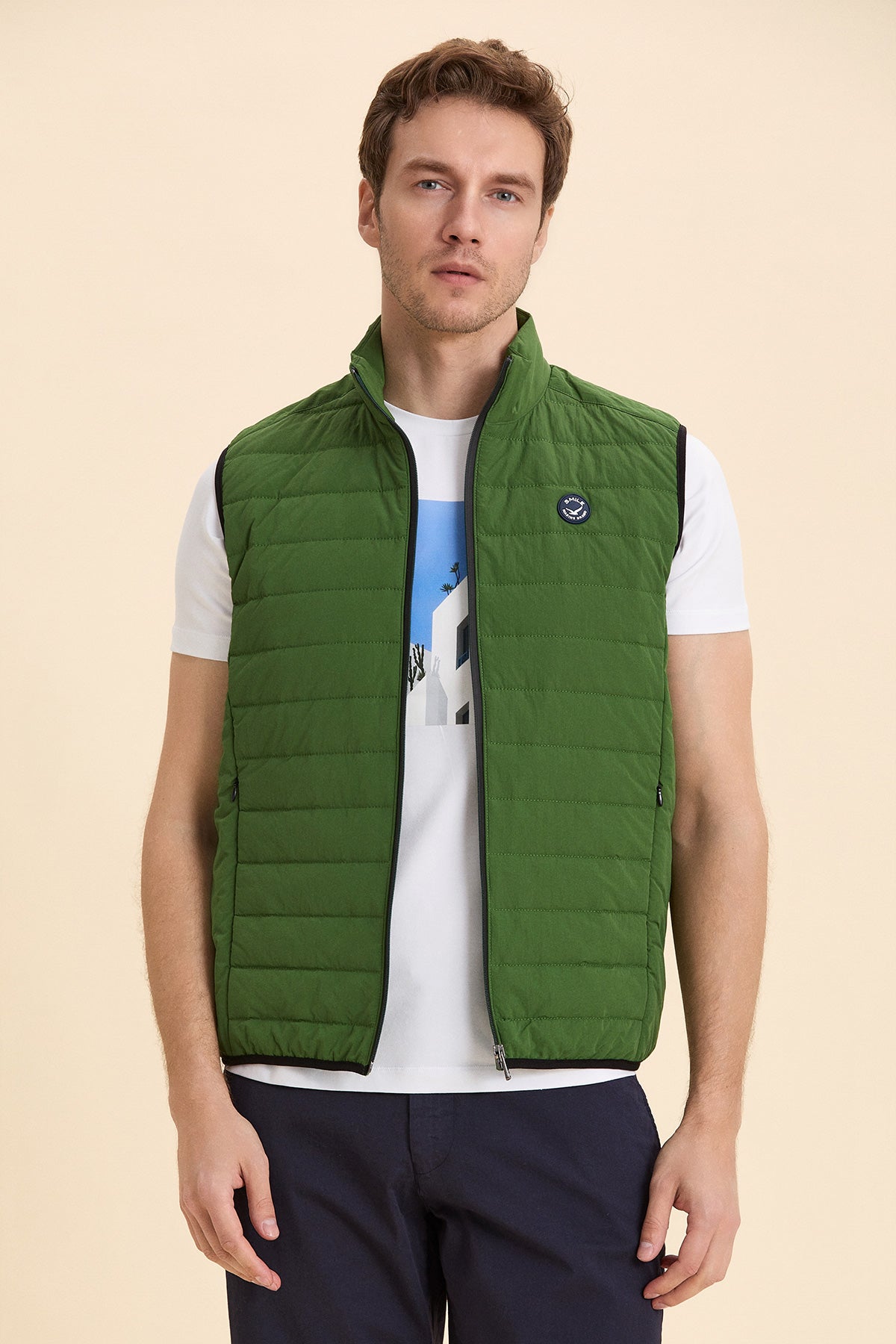 Green Puffer Vest