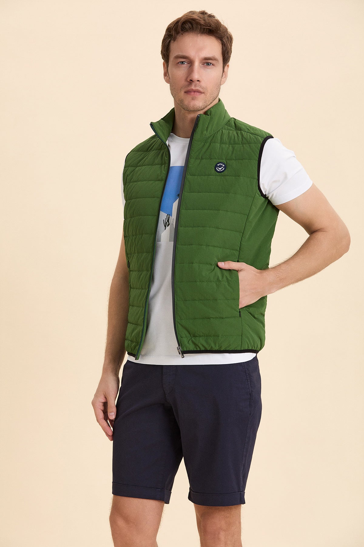 Green Puffer Vest