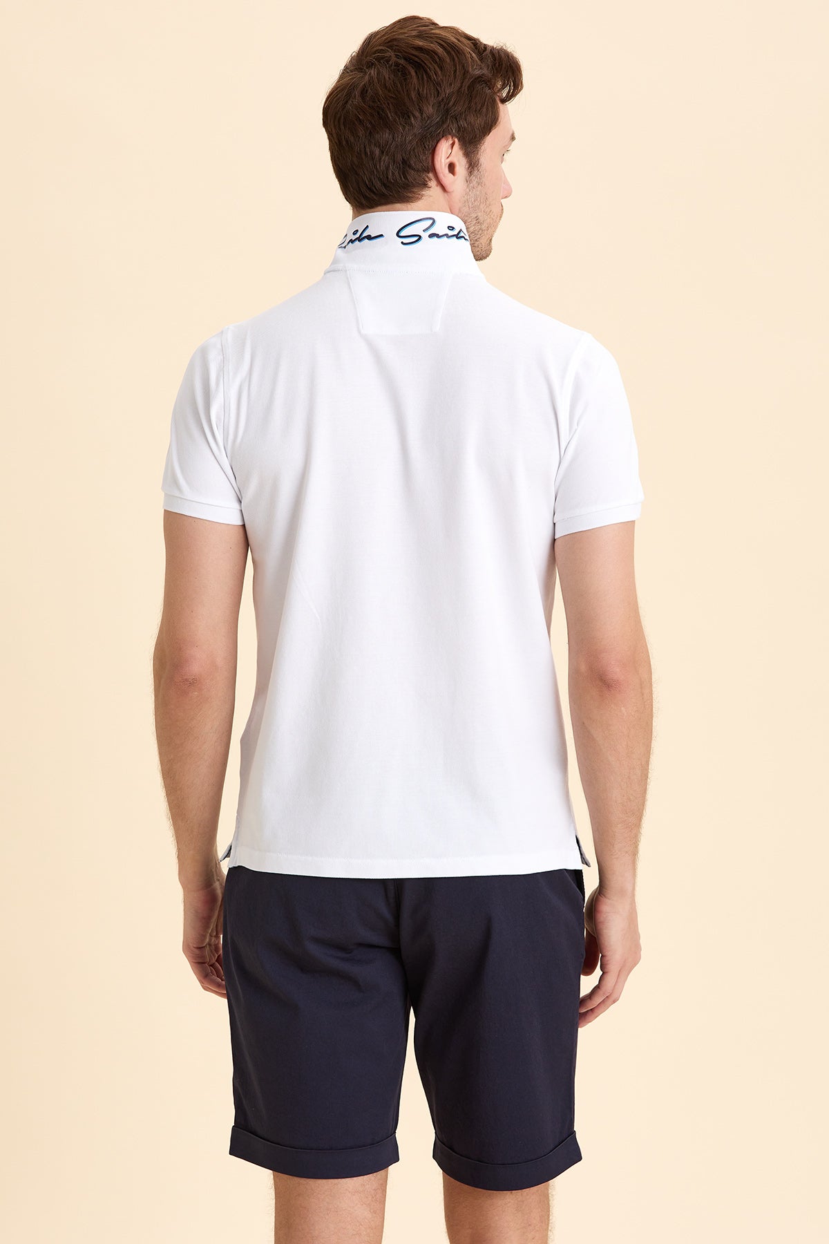 White 100% Cotton Polo T-Shirt