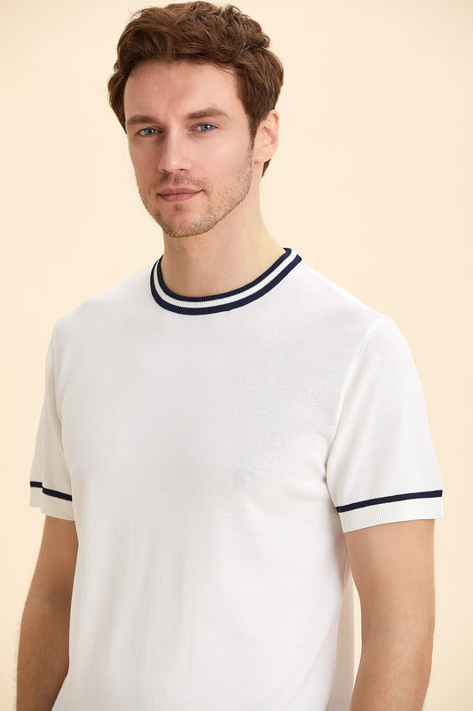 Off-White Crew Neck Knitwear