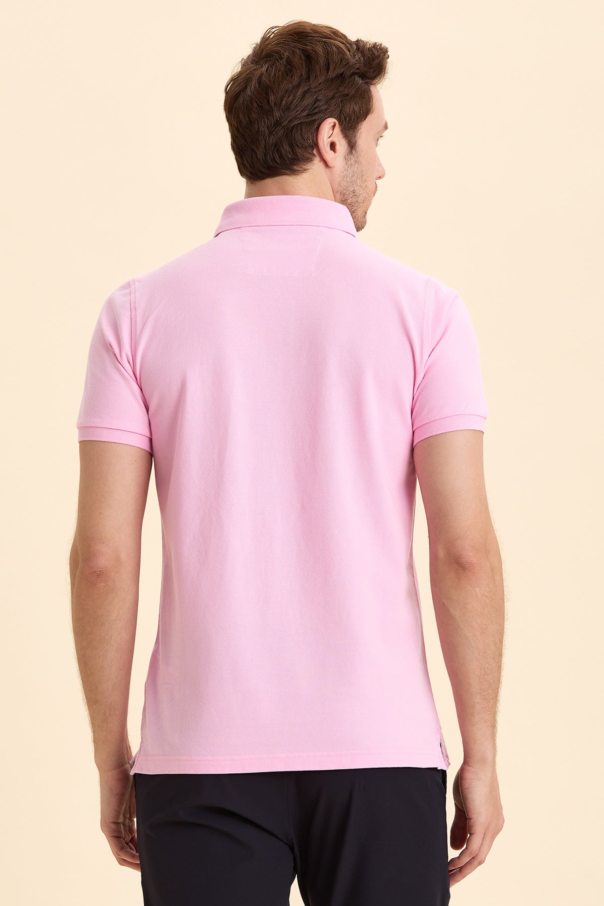 Pink Logo Polo T-Shirt