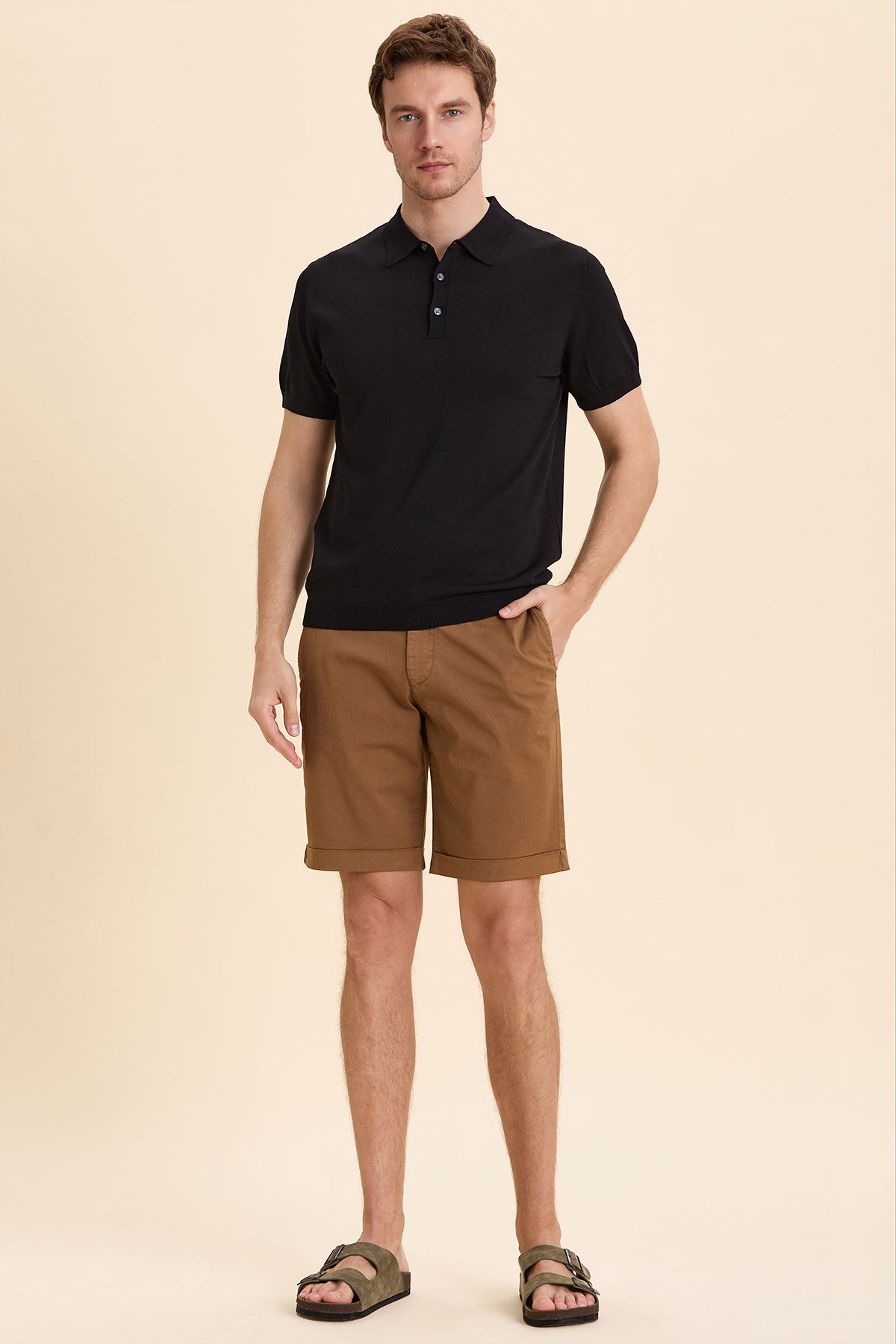 Black Polo Knitwear