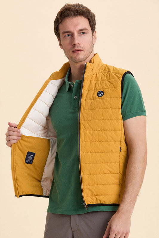 Mustard Yellow Puffer Vest