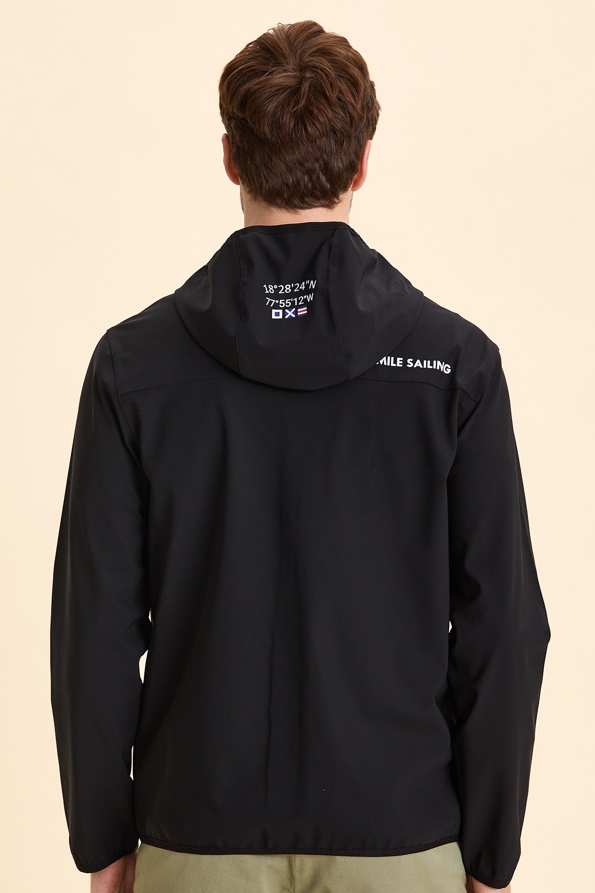 Hooded Black Summer Coat