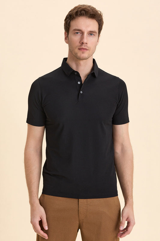Black Polo T-Shirt