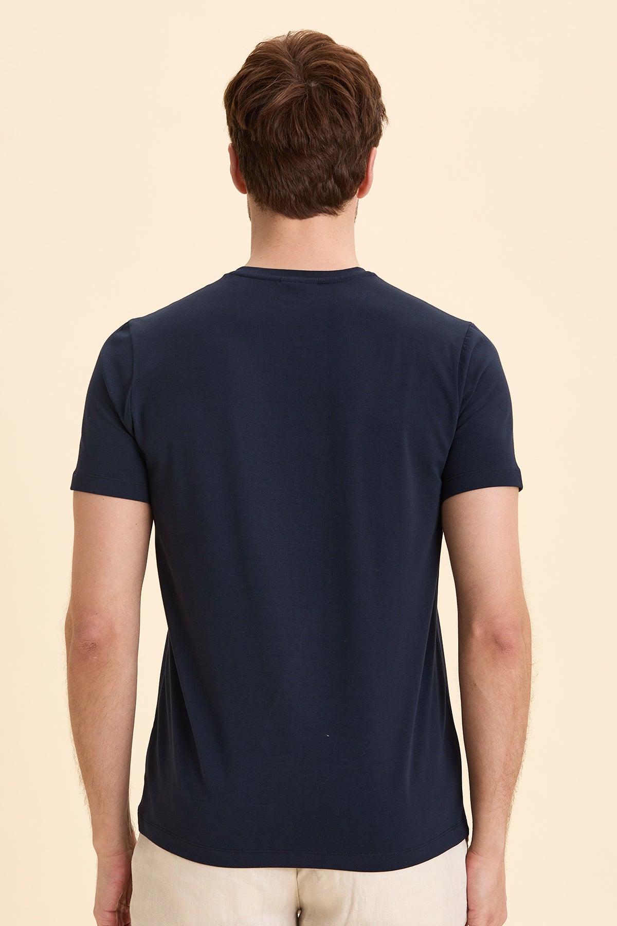 Navy Blue Printed T-Shirt