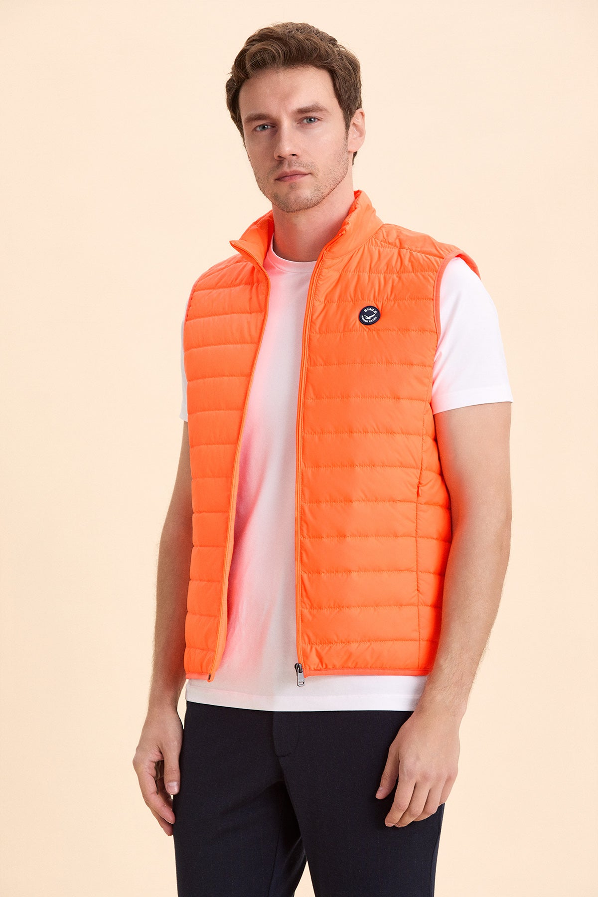 Neon Orange Puffer Vest