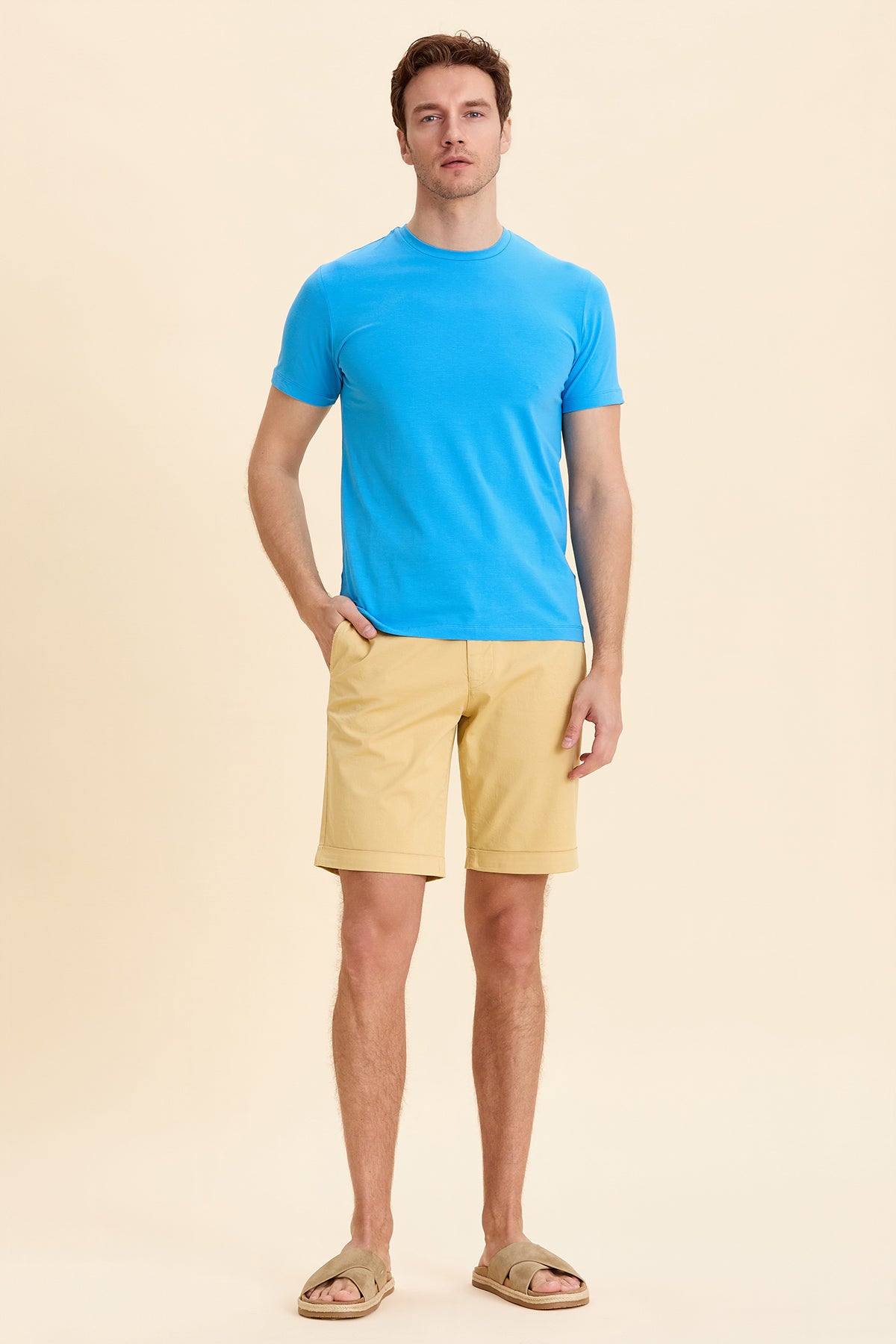 Turquoise Basic T-Shirt