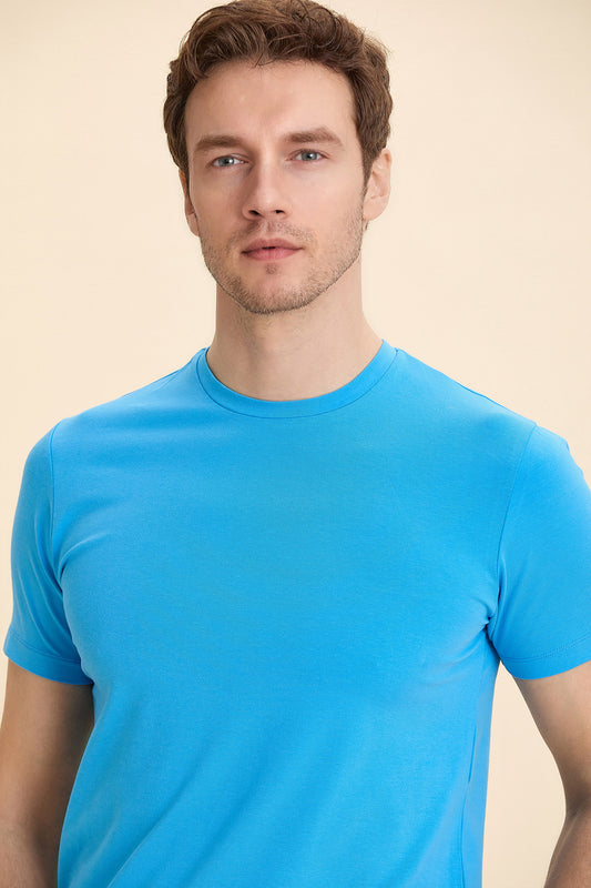 Turquoise Basic T-Shirt