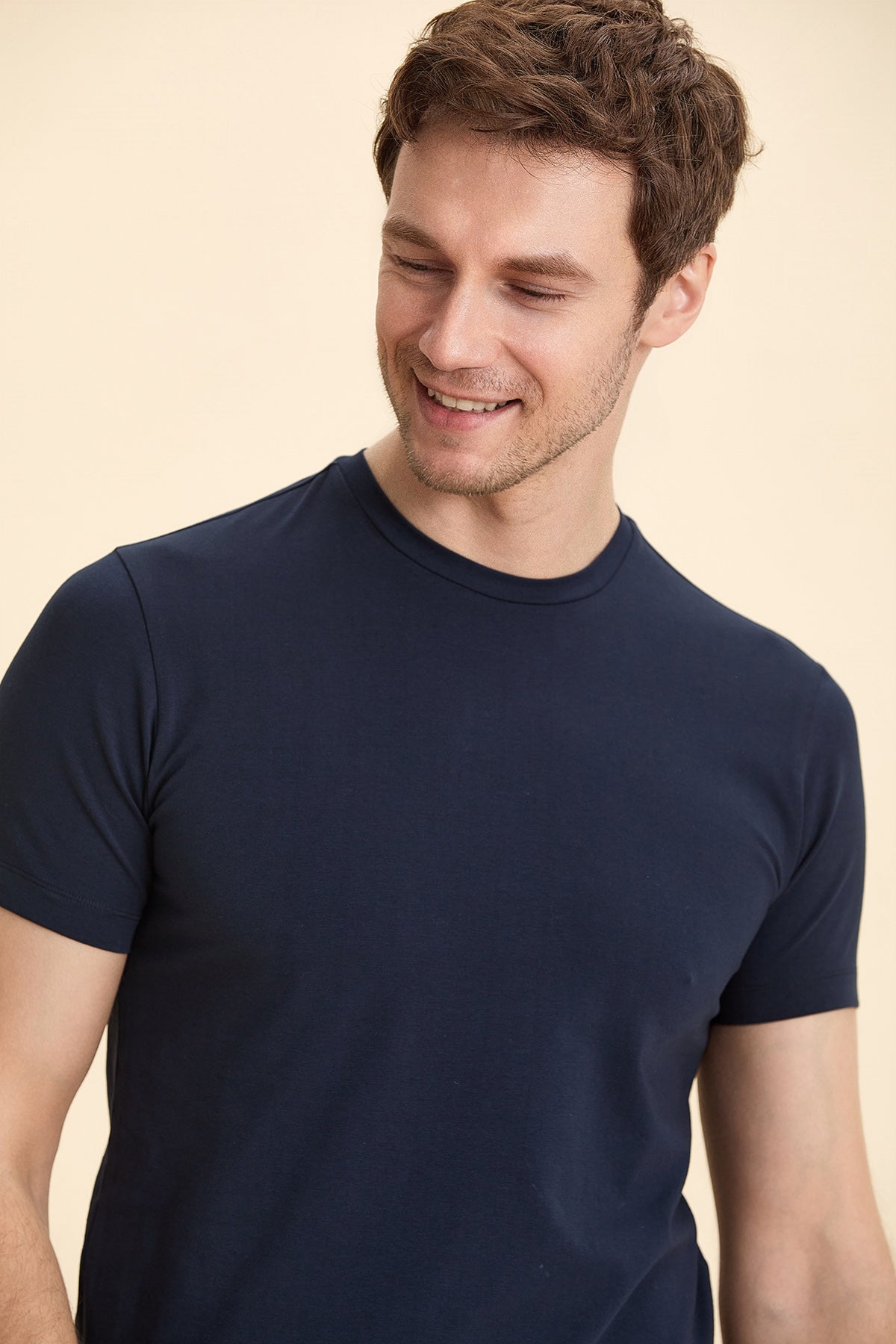 Navy Blue Basic T-Shirt