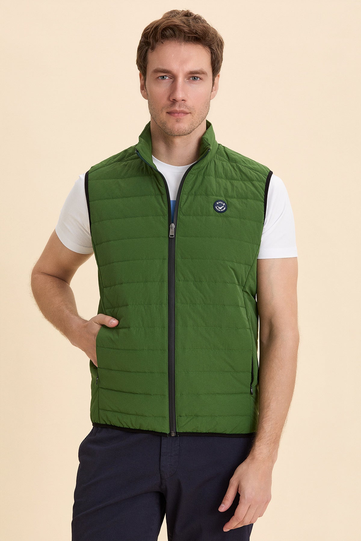 Green Puffer Vest
