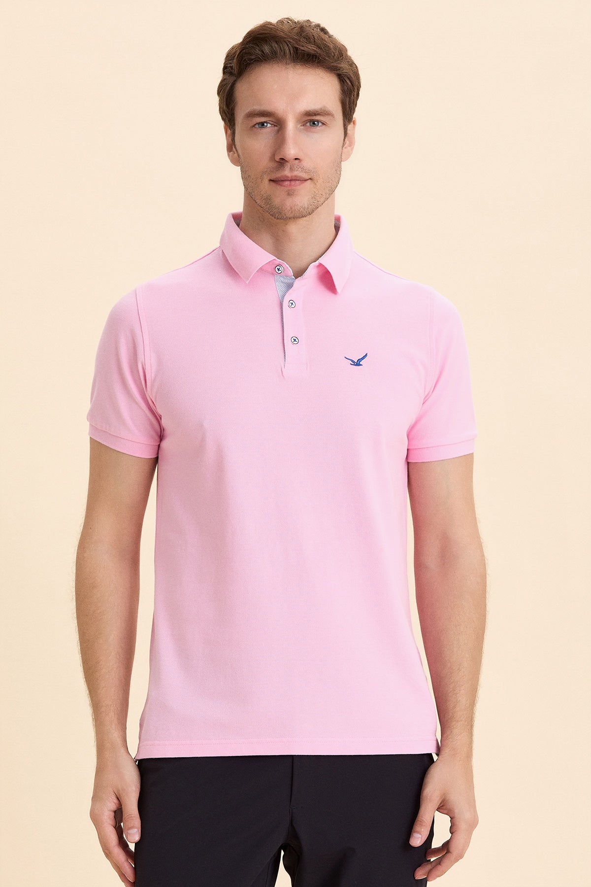 Pink Logo Polo T-Shirt