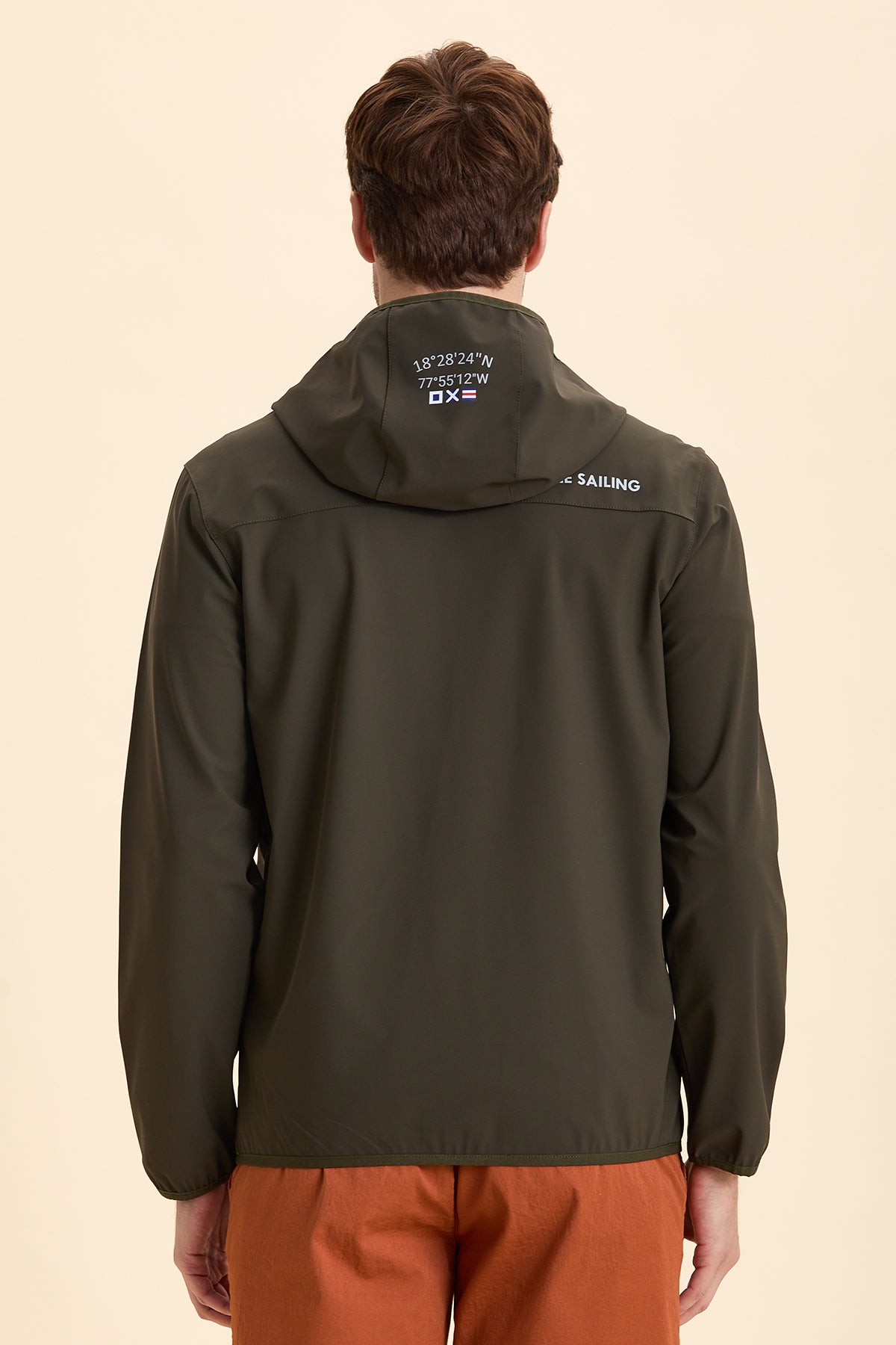 Hooded Khaki Summer Coat