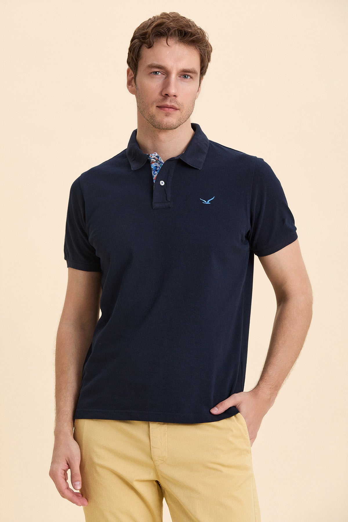 Navy Blue Polo T-Shirt