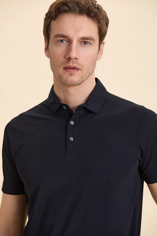 Navy Blue Polo T-Shirt
