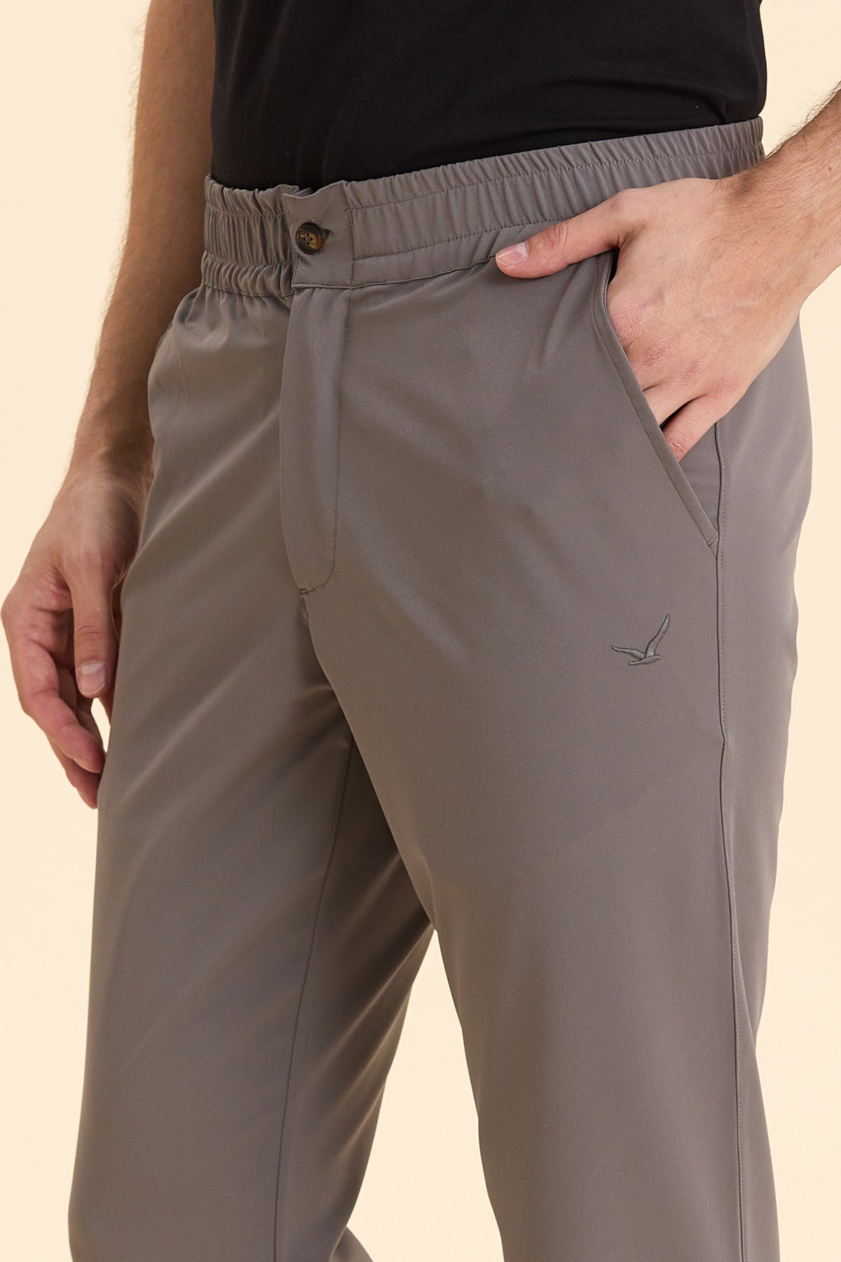 Dark Gray Casual Trousers