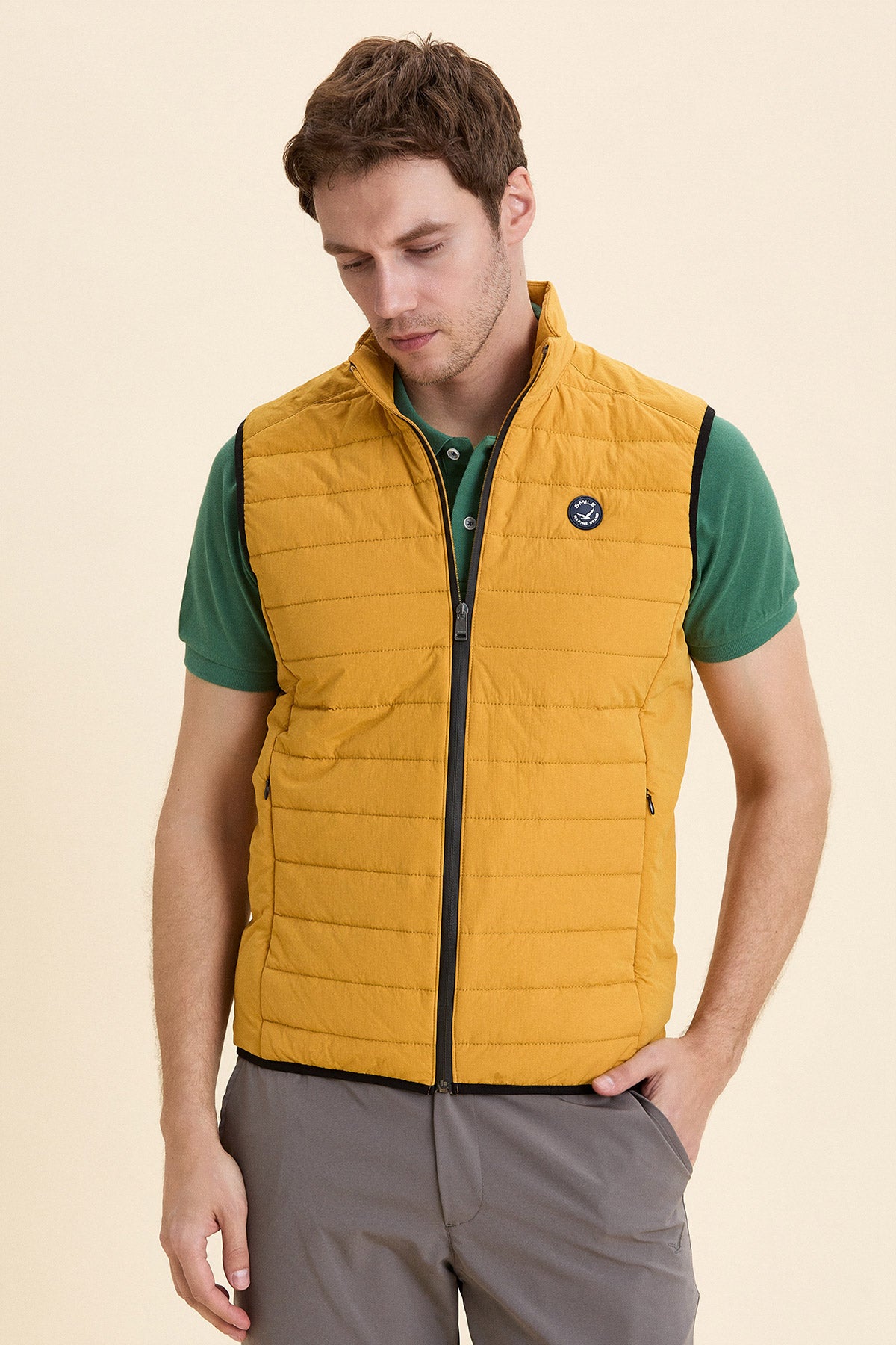 Mustard Yellow Puffer Vest