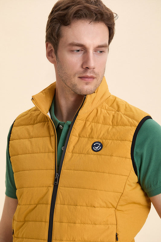 Mustard Yellow Puffer Vest