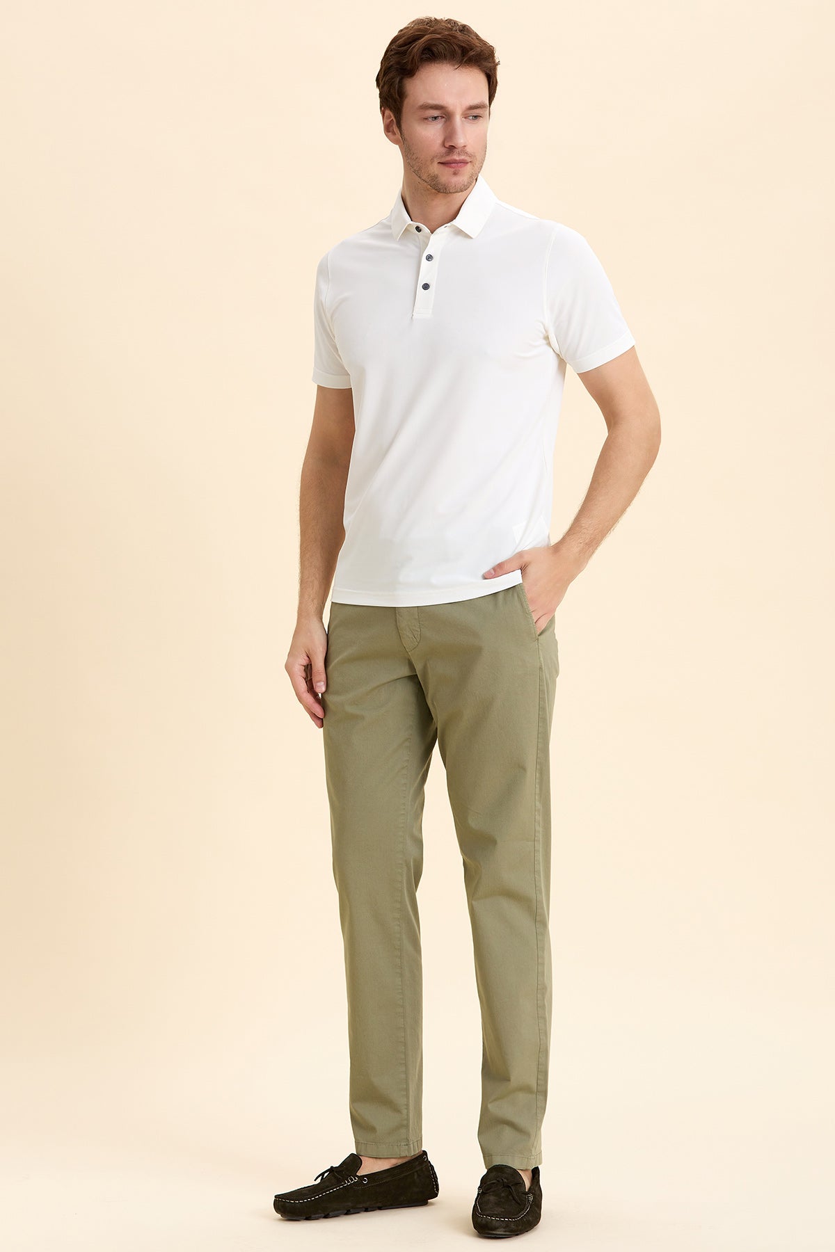 Off White Polo T-Shirt
