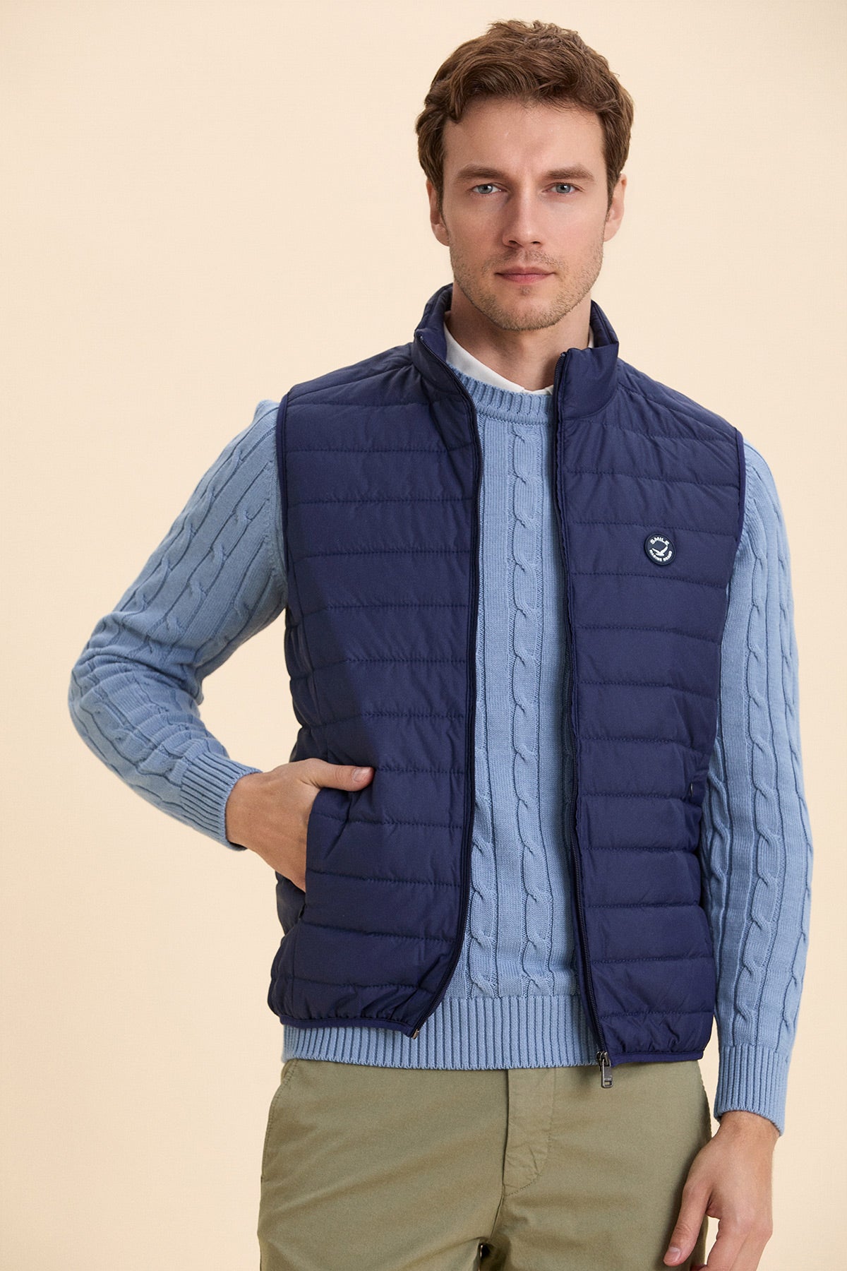 Navy Blue Inflatable Vest