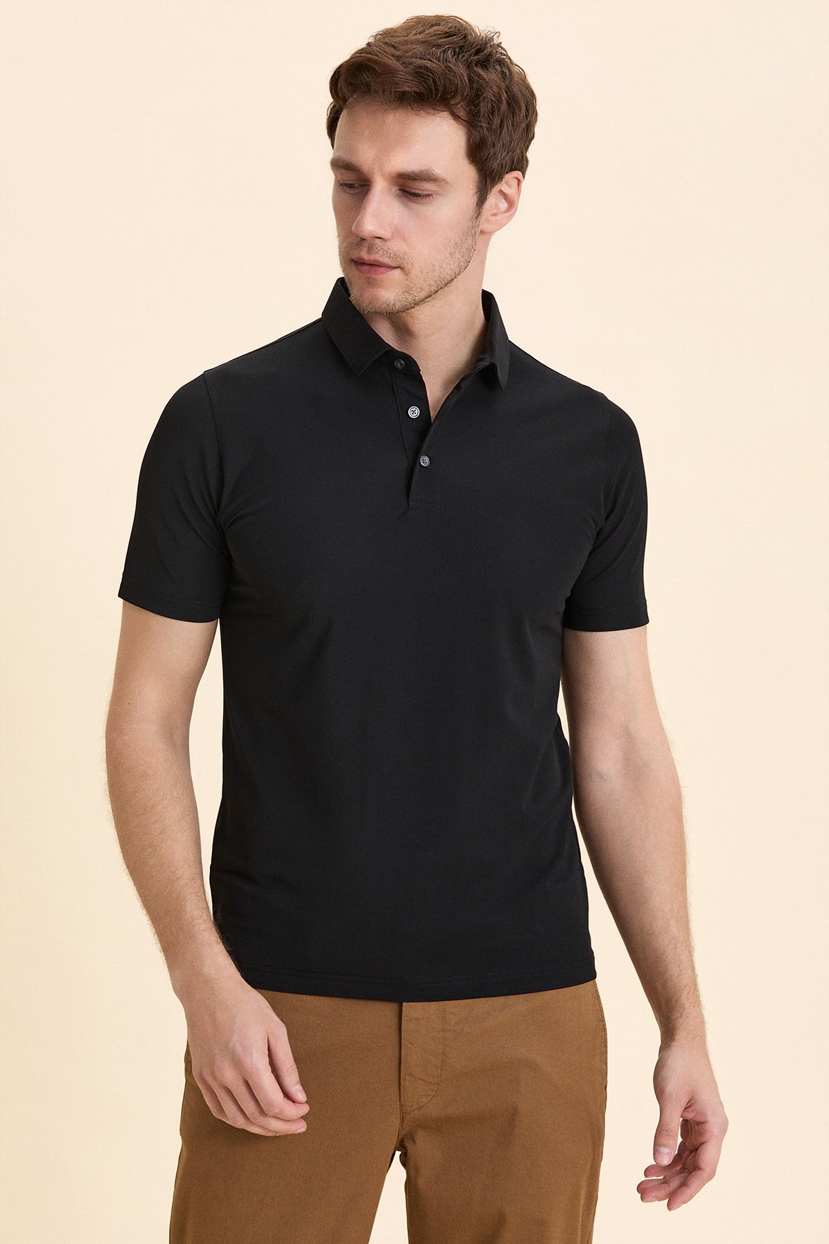 Black Polo T-Shirt