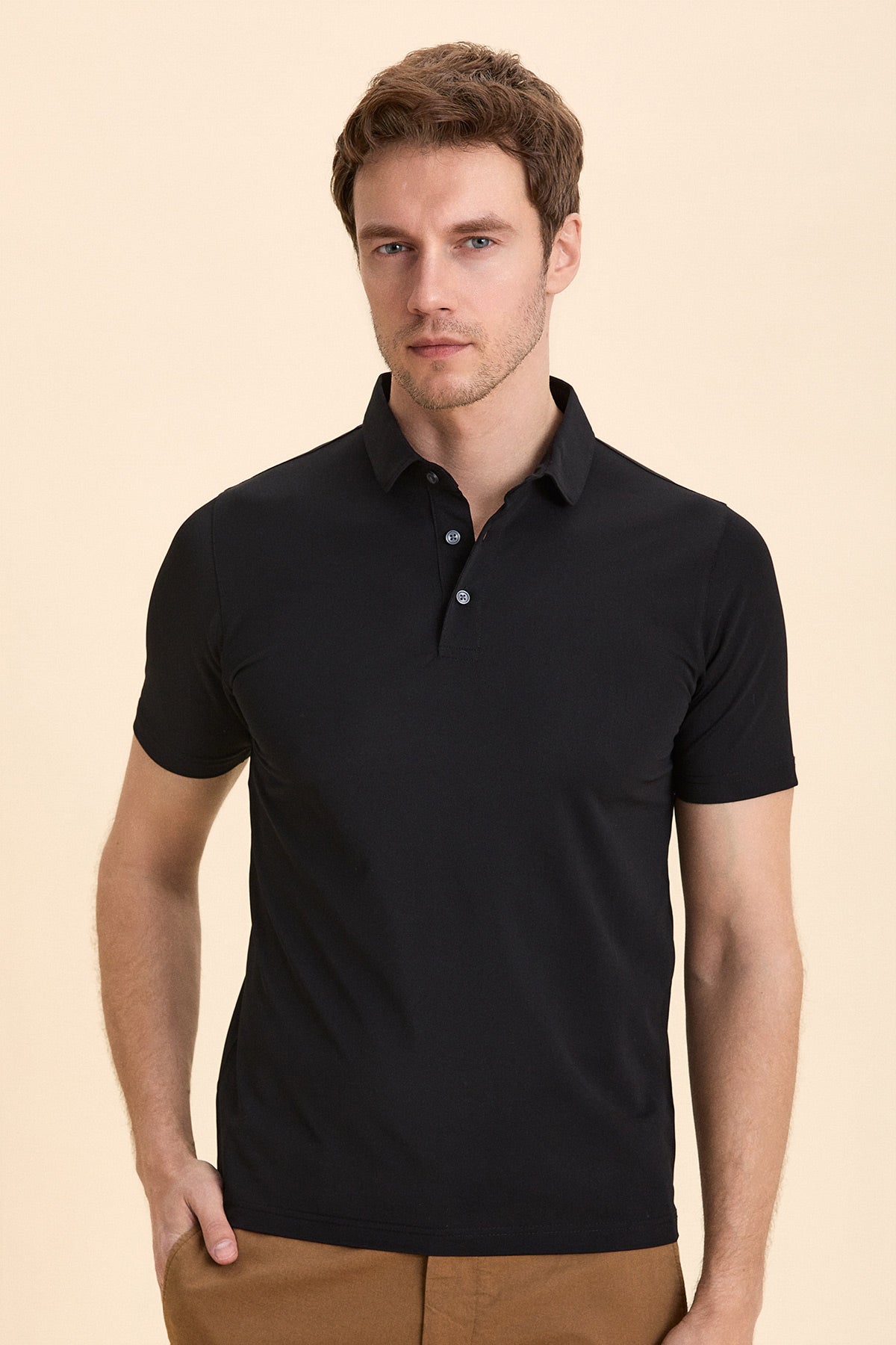 Black Polo T-Shirt