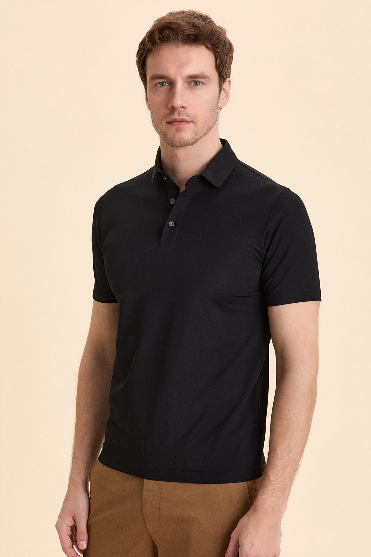 Black Polo T-Shirt