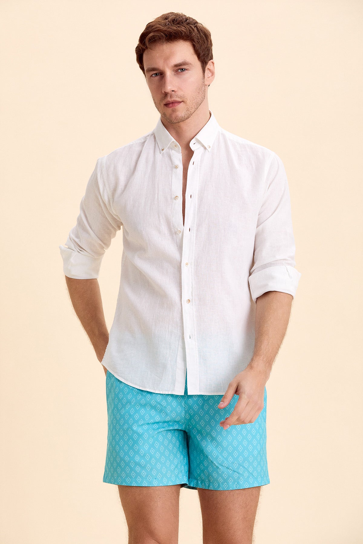 Turquoise Swim Shorts