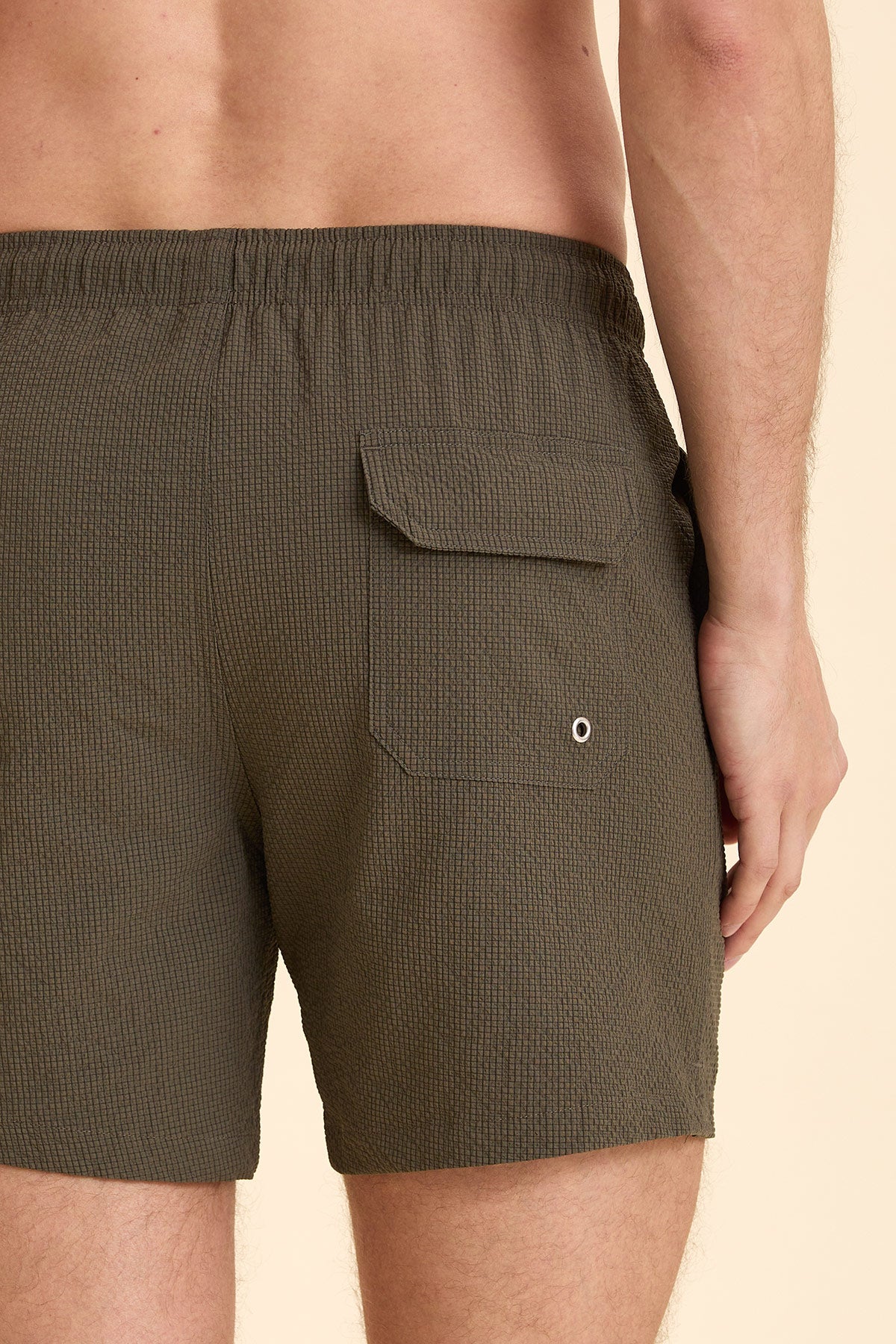 Khaki Swim Shorts